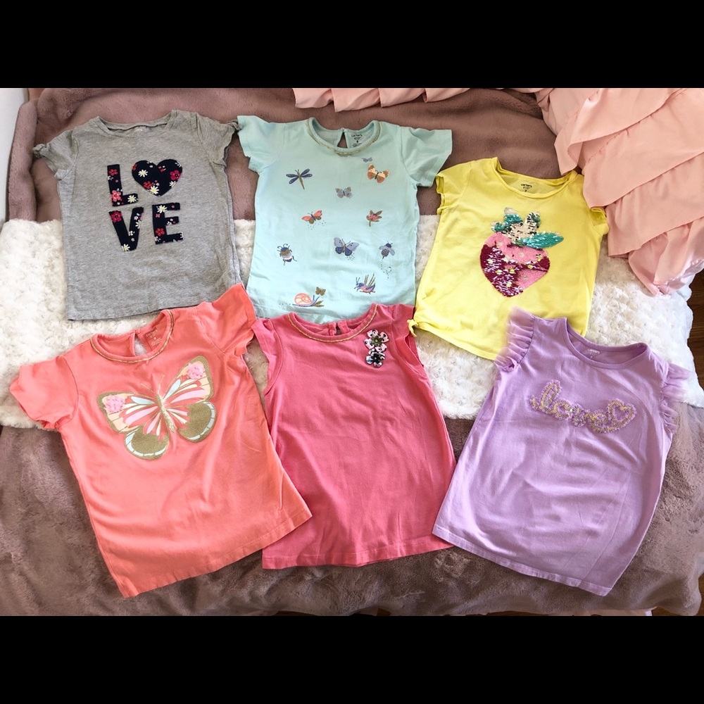 🌸6/$14🌸 Carter’s Kids- Spring/ Summer T-shirts